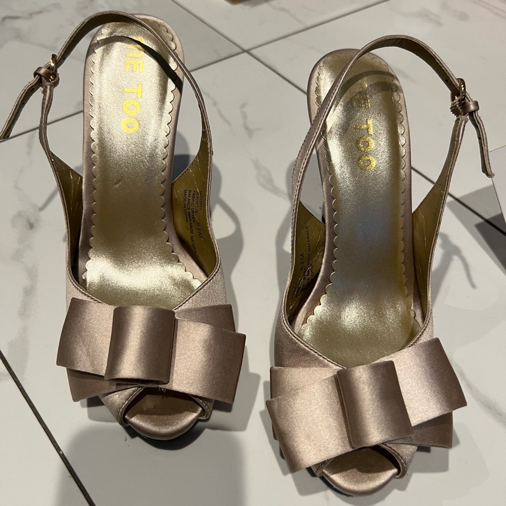 Me Too Gold Heels